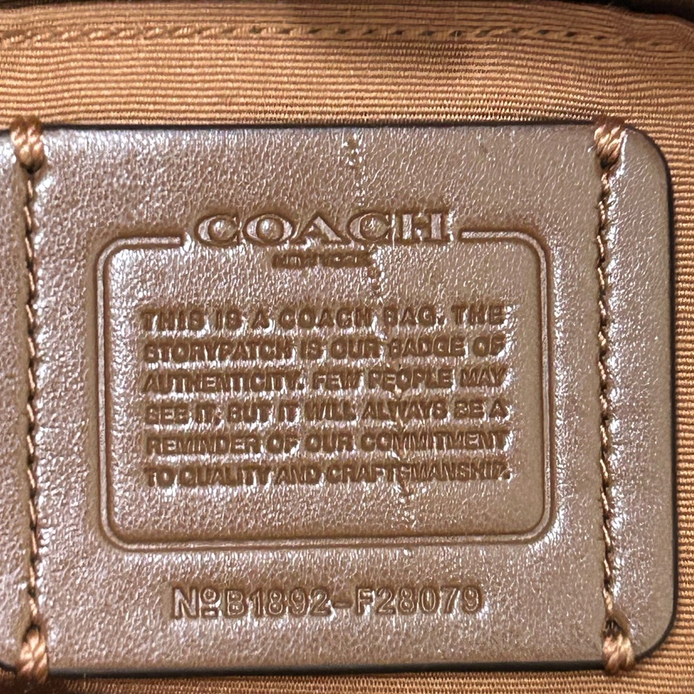 COACH Brooke Mini Croc Embossed and Smooth Leather in Colorblock Xbody/Satchel - Picture 14 of 14
